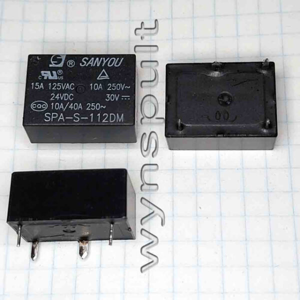 реле SPA-S-112DM 12V - Wynspult