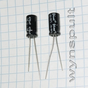16V 470mF<YKUAK>0612 105*C конденсатор електролітичний