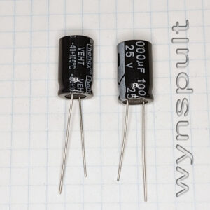 25V 1000mF <VEHT> 105*C 1016 CHONGX 1000uF 25V електролітичний конденсатор