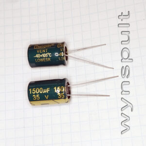 35V 1500mF <lowesr> 1320. 105*C Конденсатори електролітичні