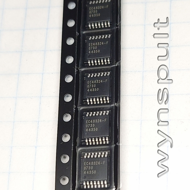 EC48324I-F TSSOP14 EC48324-F VCC=20V (=LM324PWR/LM324APWR TSSOP <L324> LM324DBR/LM324ADBR SSOP VCC<26V)