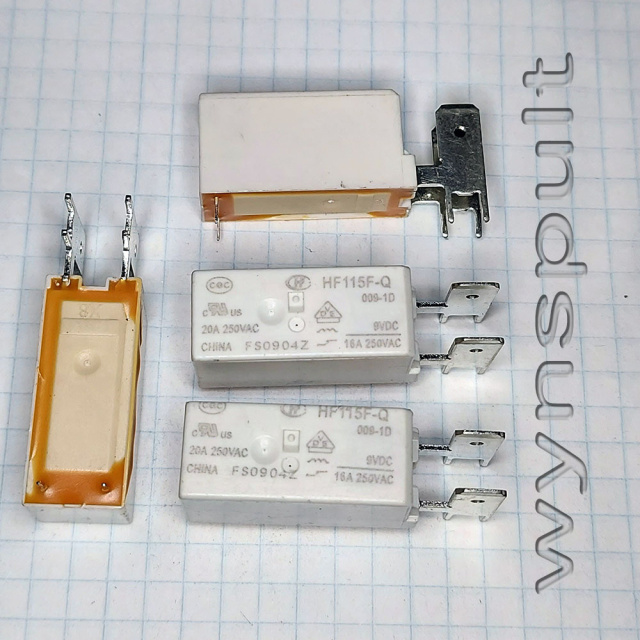 реле HF115F-Q-009-1DG(0060) 9VDC