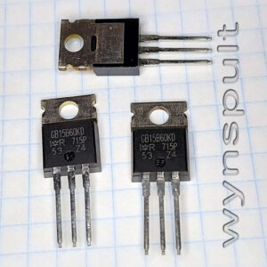 IRGB15B60KDPBF GB15B60KD оригінальні TO220
