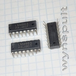 LM4863 LM4863D LM4863N LM4863L-D DIP16