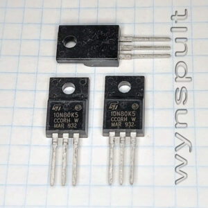 STF10N80K5 TO220F 10N80K5 0,9nF 0,85 Ohm